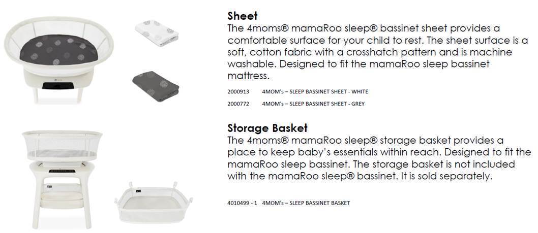 Mamaroo Sleep Bassinet Accessories